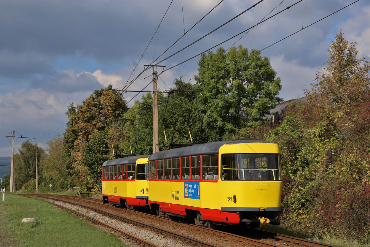 Мост ― Литвинов, Tatra T3M.3 № 245