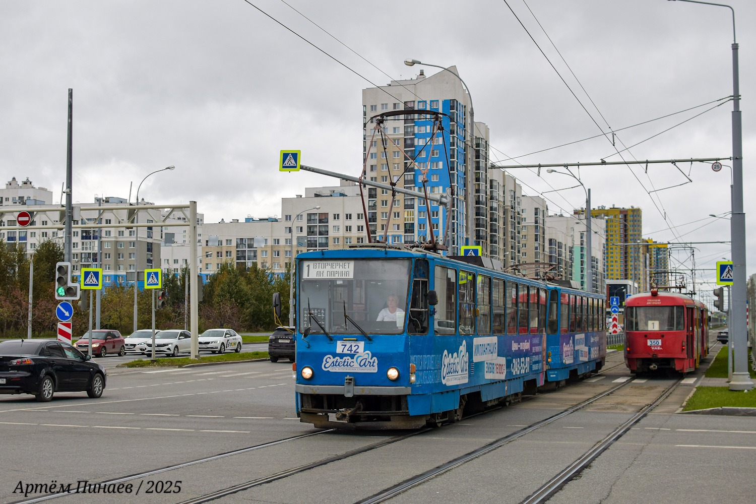 Екатеринбург, Tatra T6B5SU № 742