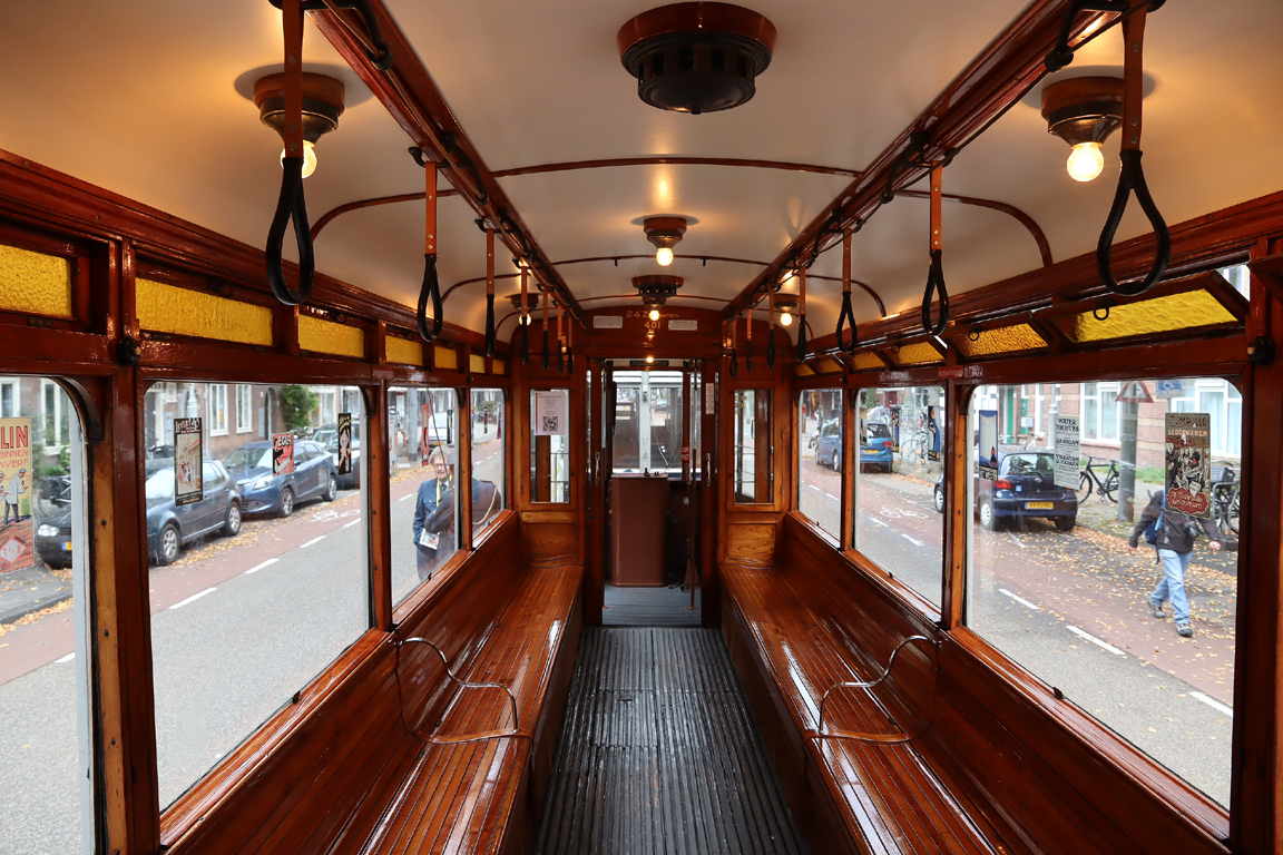 Amsterdam, Werkspoor 2-axle motor car č. 401; Amsterdam — 50th anniversary of Museumtramlijn Amsterdam