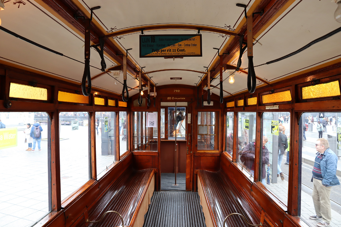 Amsterdam, Werkspoor 2-axle trailer car č. 792; Amsterdam — 50th anniversary of Museumtramlijn Amsterdam