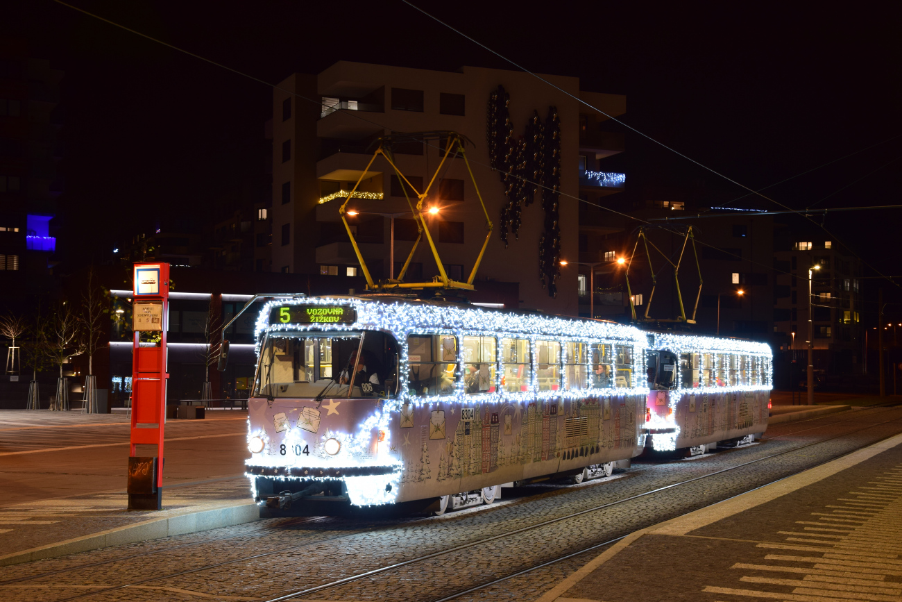 Prag, Tatra T3R.P Nr. 8304; Prag — Christmas tram