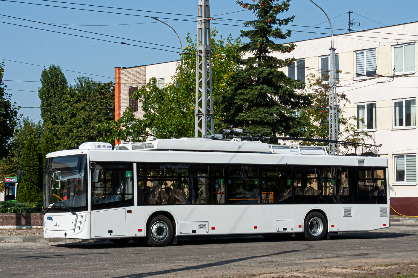 Brest — New rolling stock before the assignment of on-board numbers