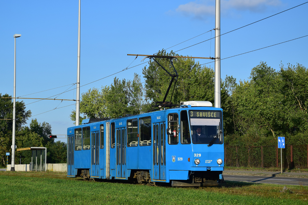 Загреб, Tatra KT4YU № 329