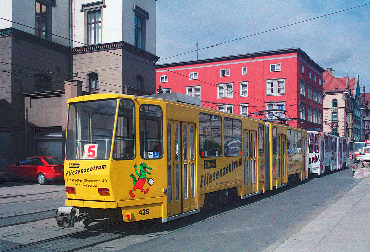 Erfurt, Tatra KT4D Nr 435; Erfurt — Old photos