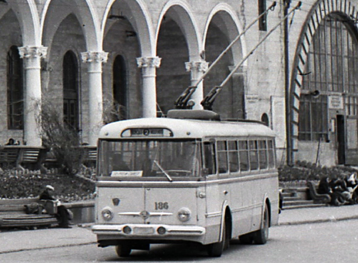 Крымский троллейбус, Škoda 9Tr1 № 186; Крымский троллейбус — Исторические фотографии (1959 — 2000)