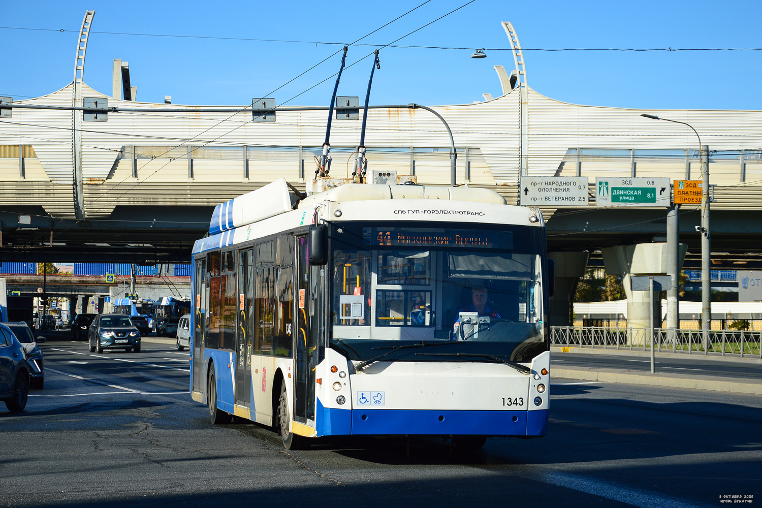 Санкт-Петербург, Тролза-5265.00 «Мегаполис» № 1343