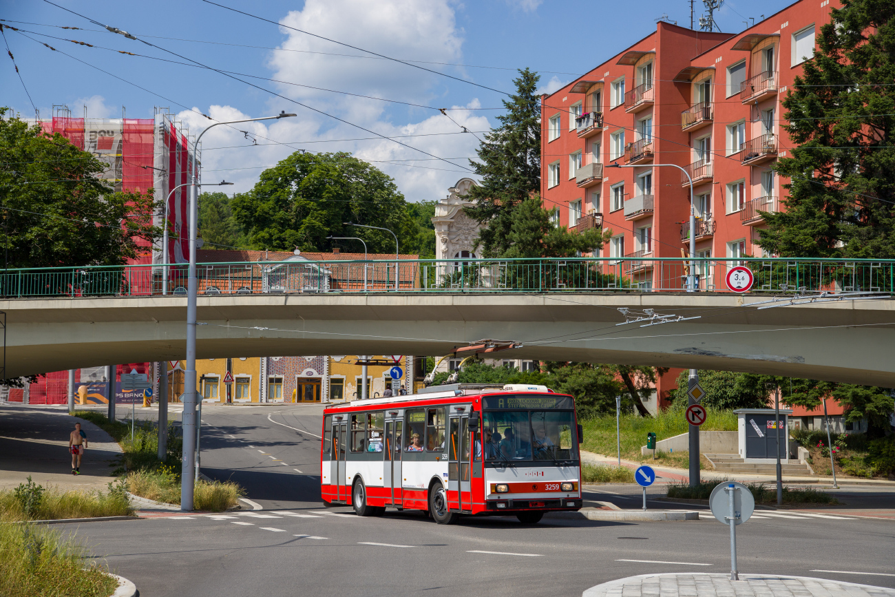 Brno, Škoda 14Tr14/6 nr. 3259; Brno — Transport nostalgia 2023 and farewell to Škoda 14Tr and 15Tr trolleybuses