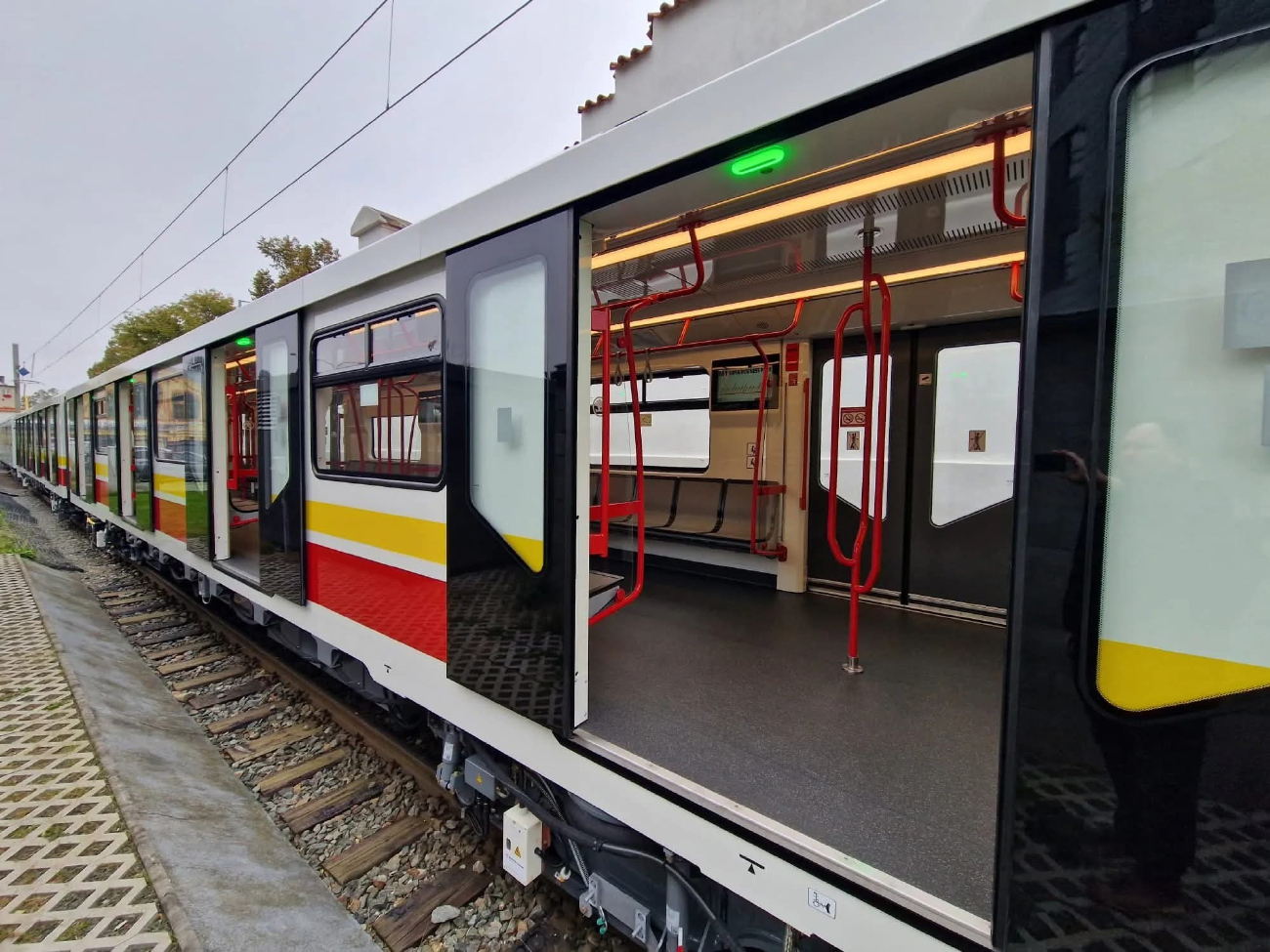 София, Škoda 23Mt Sofia № 9002; София — Испытания, тесты и поставка новых поездов метро Škoda 21Мт / 22Мт для Софии из Велима, Чехия — 2025 год