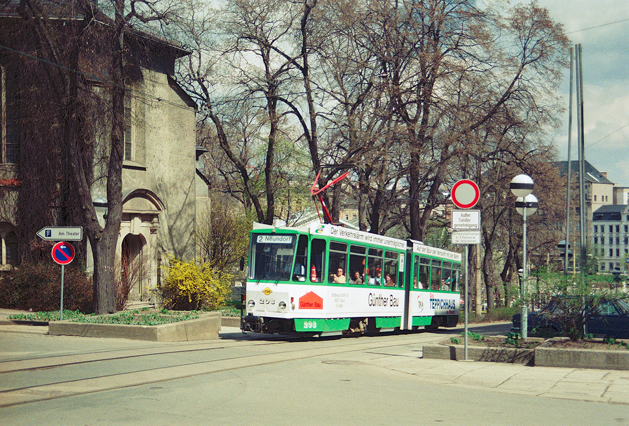 Плауэн, Tatra KT4DM № 208; Плауэн — Старые фотографии