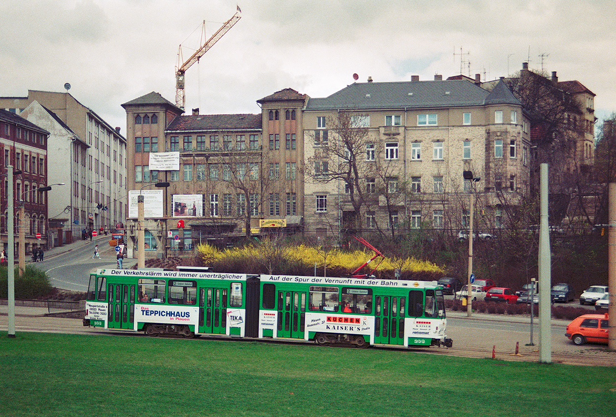 Плауэн, Tatra KT4DM № 208; Плауэн — Старые фотографии