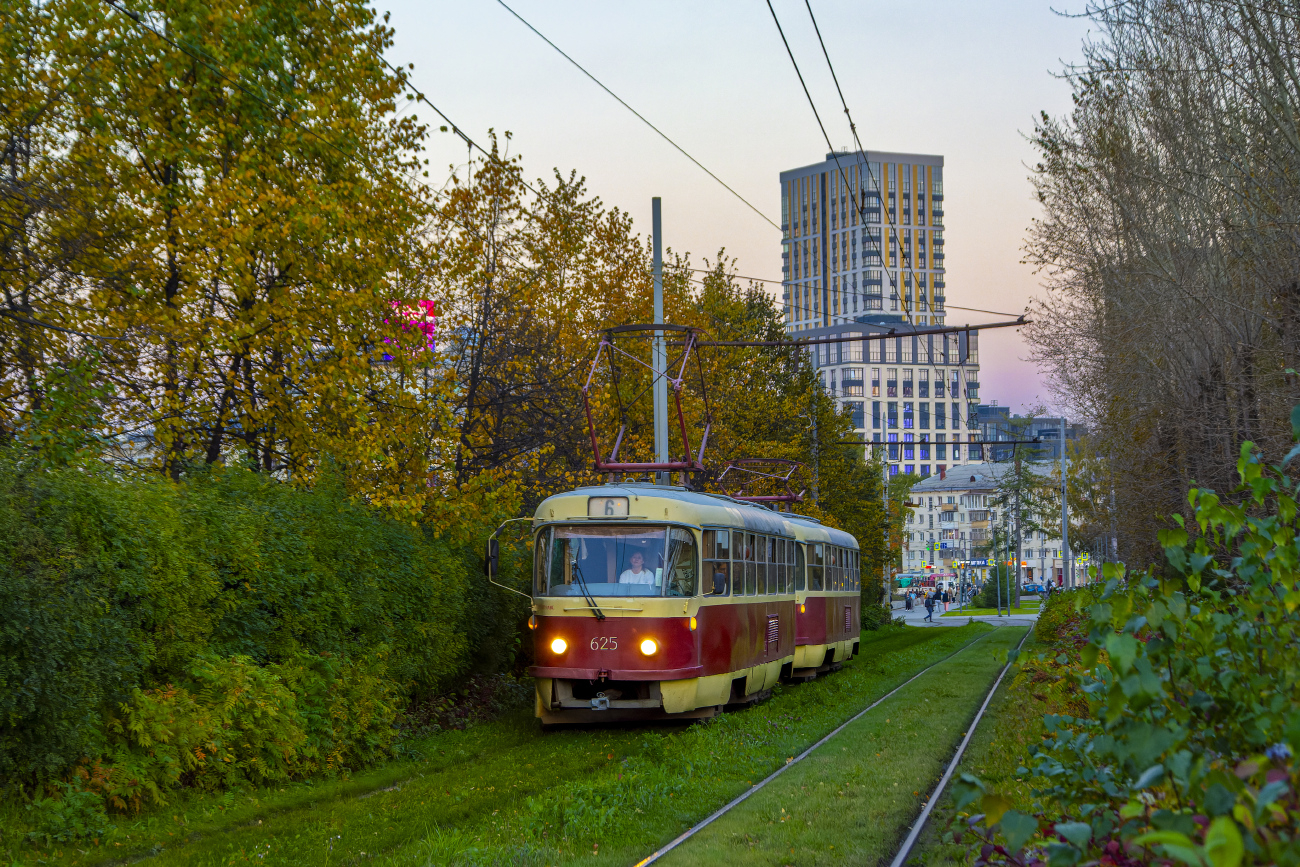 Екатеринбург, Tatra T3SU (двухдверная) № 625
