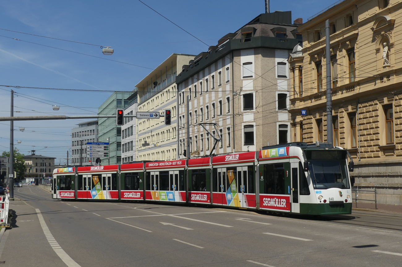 Augsburg, Siemens Combino NF8 # 848