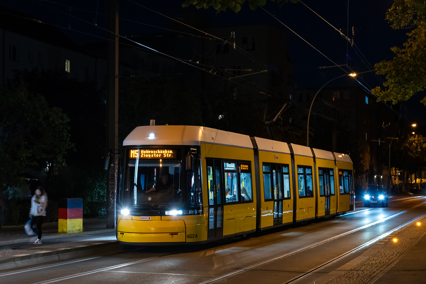 Берлин, Bombardier Flexity Berlin (GT6-08ZR/F6Z) № 4022