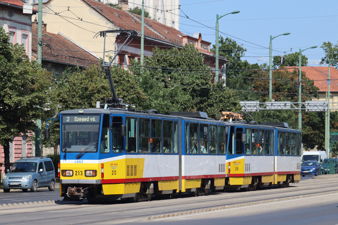 Сегед, Tatra KT4DM № 213; Сегед, Tatra KT4DM № 215