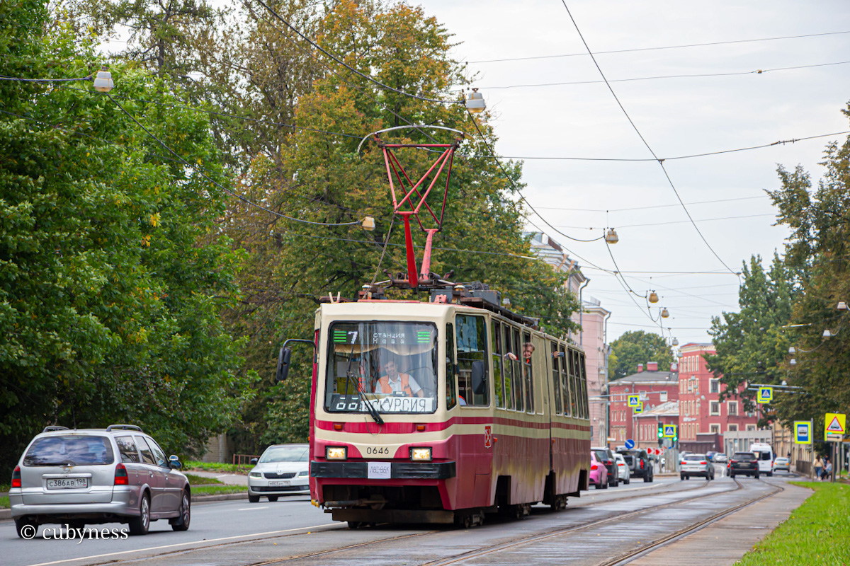 Санкт-Петербург, ЛВС-86К № 0646; Санкт-Петербург — Заказная поездка на вагоне ЛВС-86К № 0646 — 14.09.2025