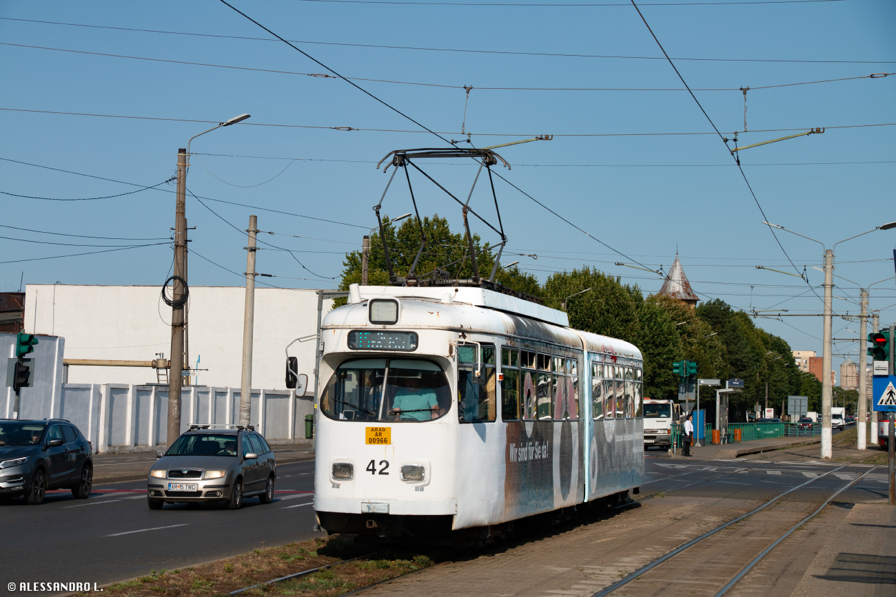 Арад, Duewag GT6 № 42