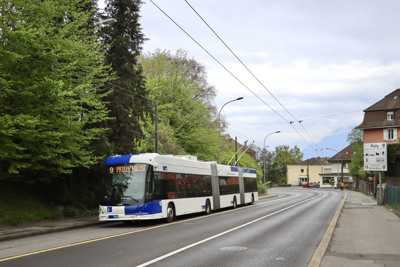 Лозанна, Hess lighTram 25 DC № 702