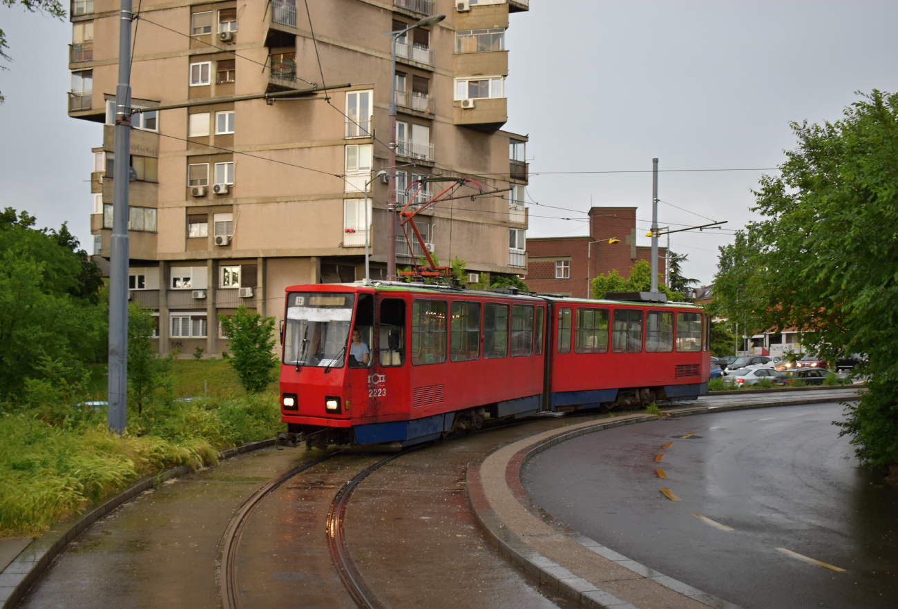 Белград, Tatra KT4YU № 2223