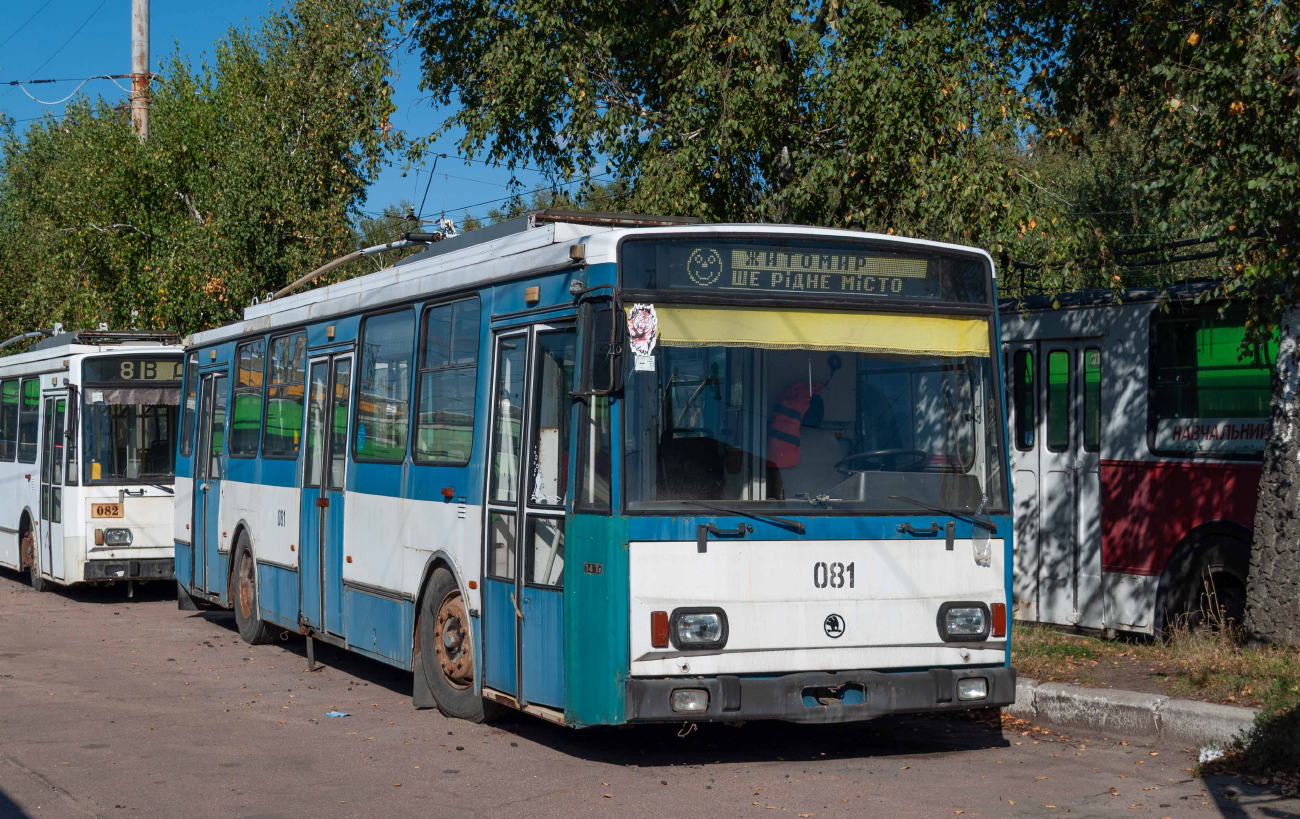 Житомир, Škoda 14Tr17/6M № 081