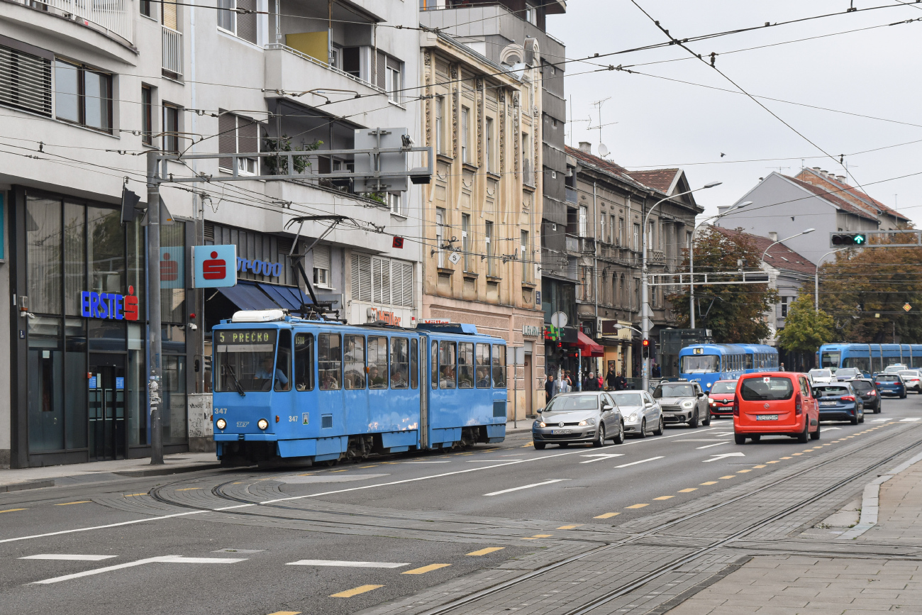 Загреб, Tatra KT4YU № 347