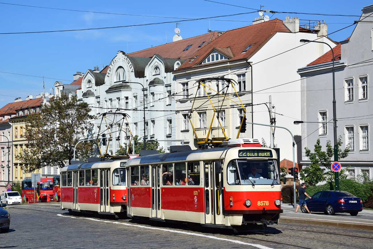 Прага, Tatra T3R.P № 8578