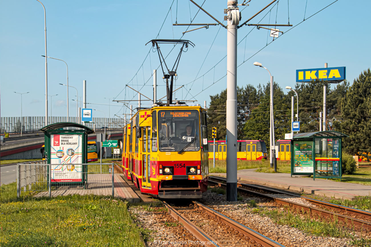 Лодзь, Konstal 805Na № 1554