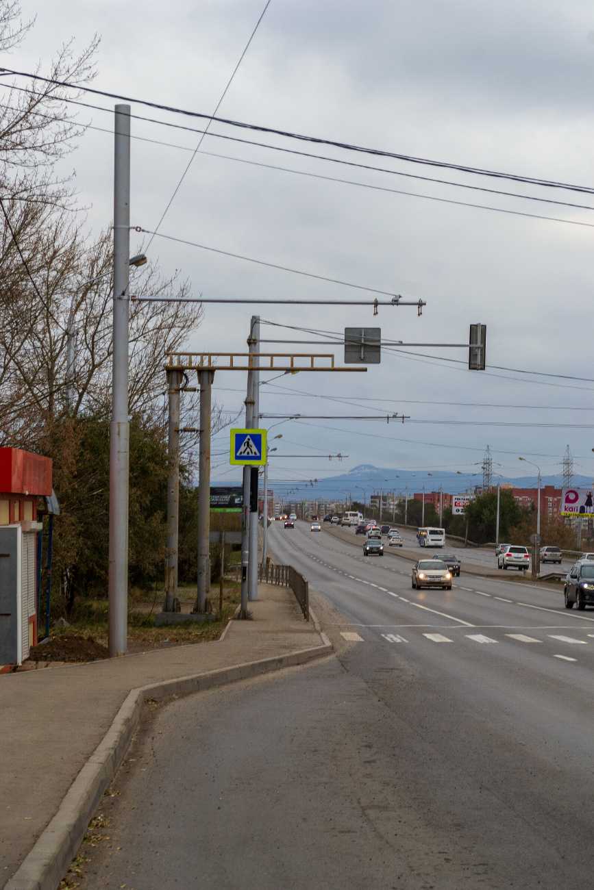 კრასნოიარსკი — Construction of a trolleybus contact network in Solnechny microdistrict [2025-2026]