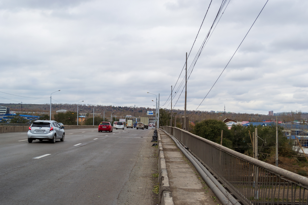Красноярск — Строительство контактной сети троллейбуса в микрорайон Солнечный [2025-2026]