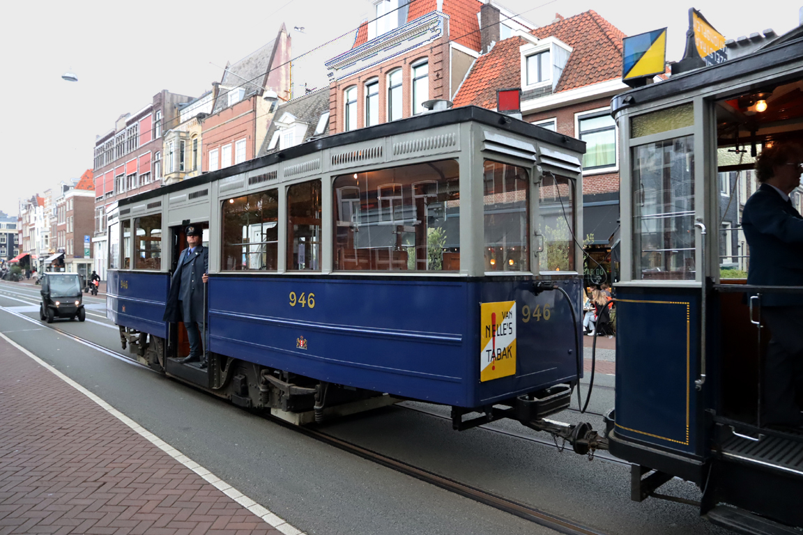 Amsterdam, Allan 2-axle trailer car # 946; Amsterdam — 50th anniversary of Museumtramlijn Amsterdam