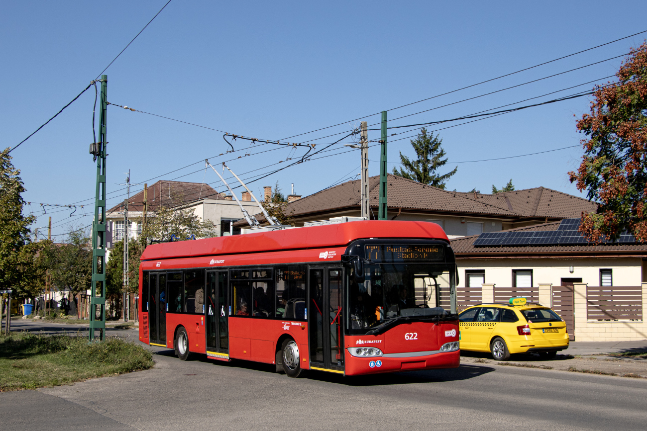 Будапешт, Solaris Trollino II 12 Ganz D № 622