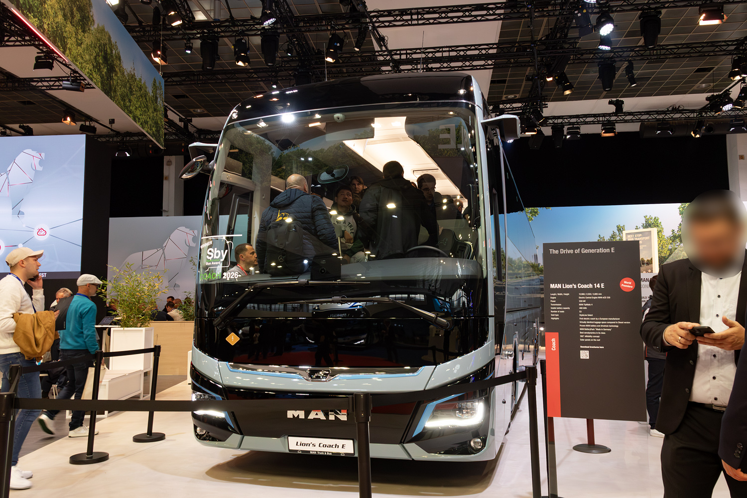 Мюнхен, MAN R08 Lion's Coach 14 E № [R087825]; Брюссель — Busworld Europe 2025