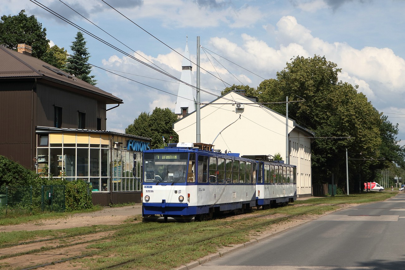 Рига, Tatra T6B5SU № 32036