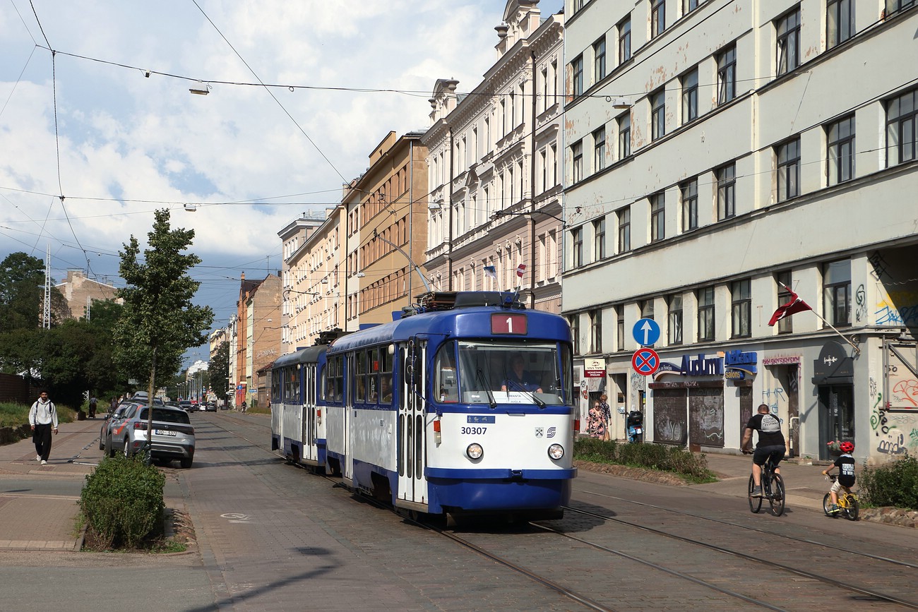Рига, Tatra T3A № 30307