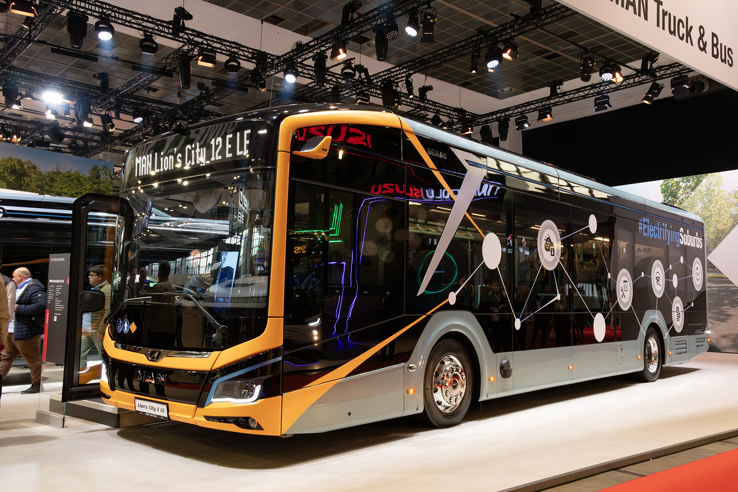 Мюнхен, MAN 72C Lion's City 12 E LE NL326 № [72C0001]; Брюссель — Busworld Europe 2025