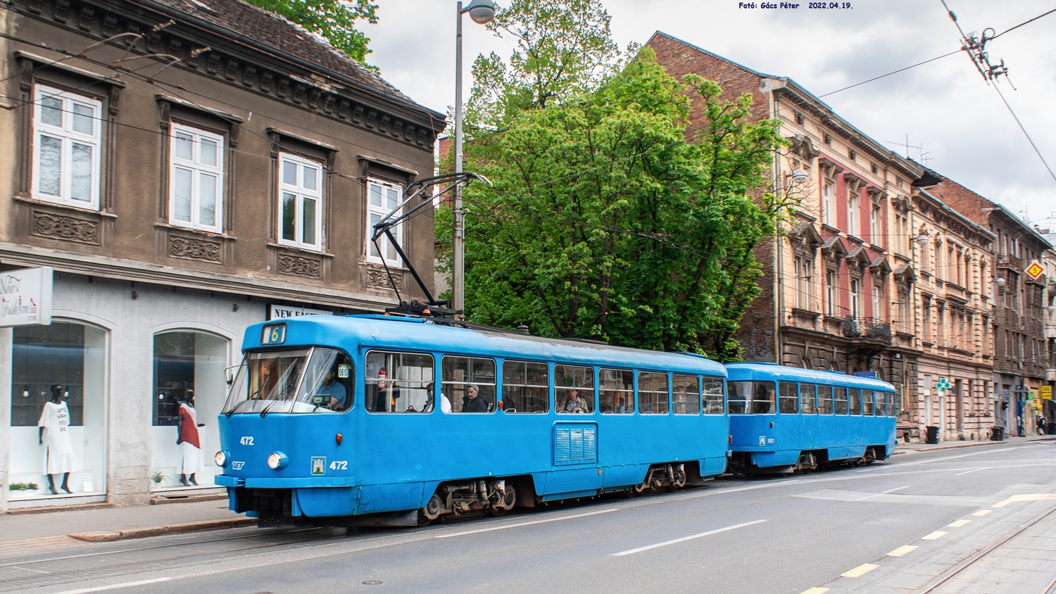 Загреб, Tatra T4YU № 472