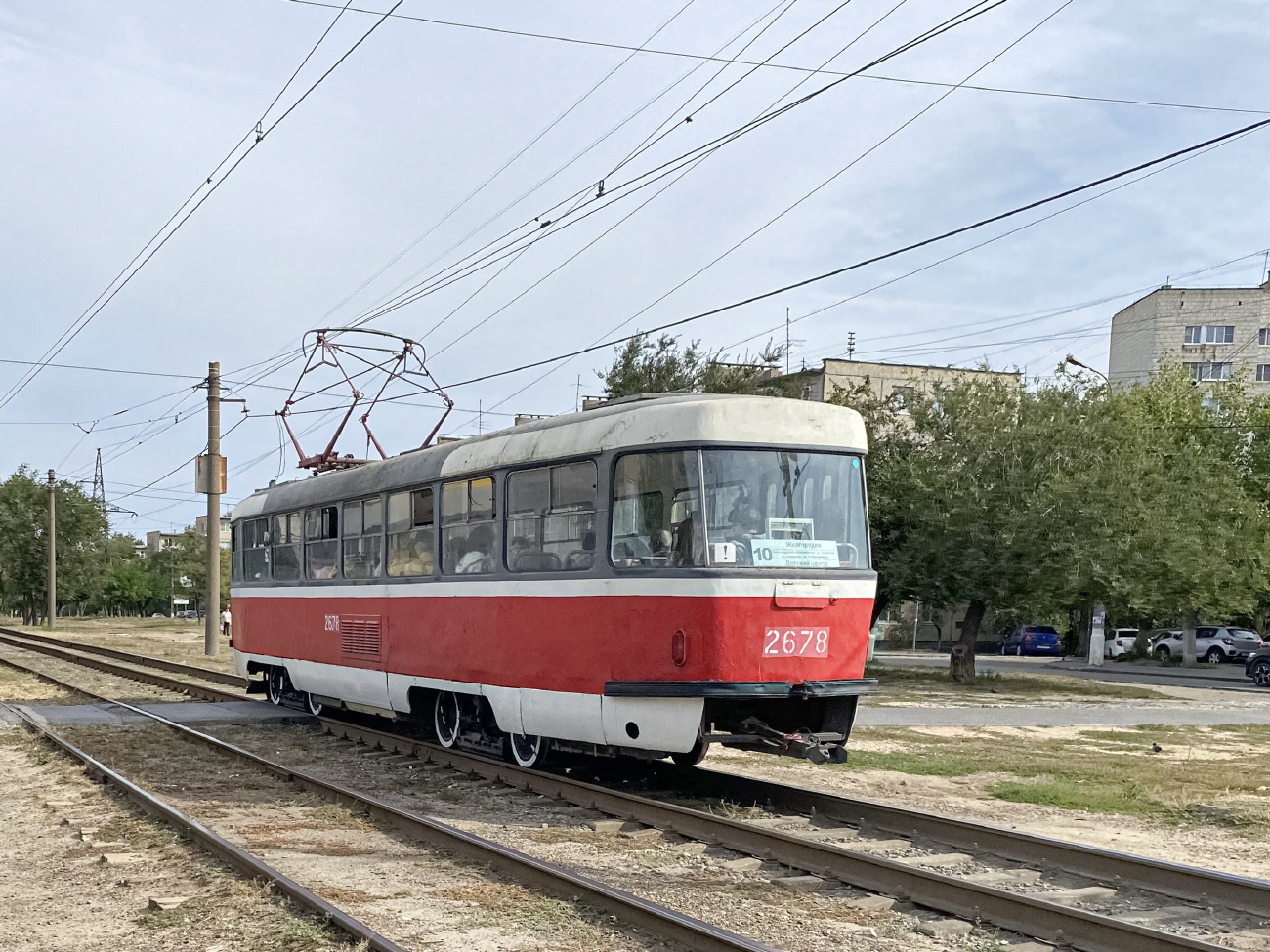 Волгоград, Tatra T3SU (двухдверная) № 2678