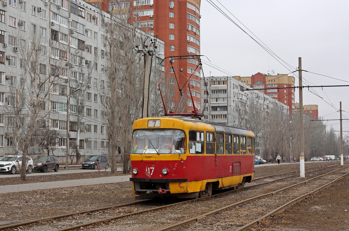 Волжский, Tatra T3SU № 117
