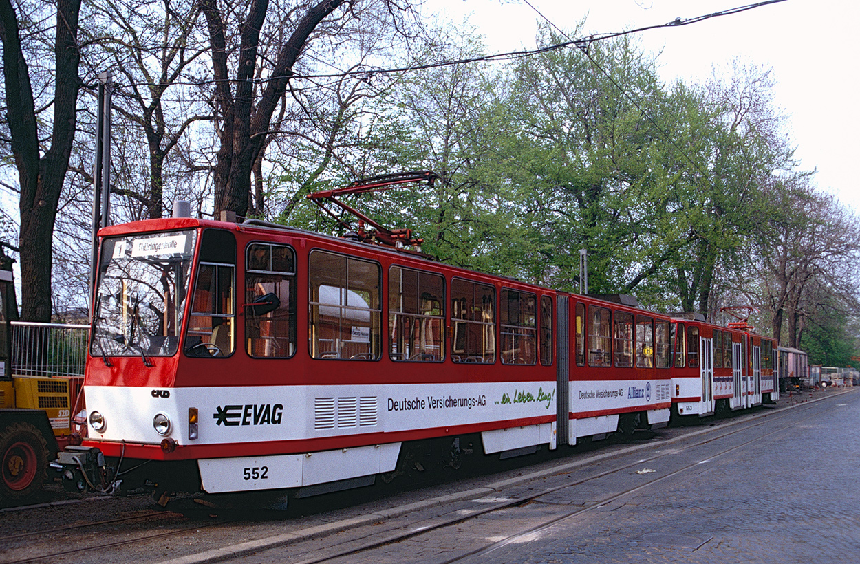 Erfurt, Tatra KT4D — 552; Erfurt — Old photos