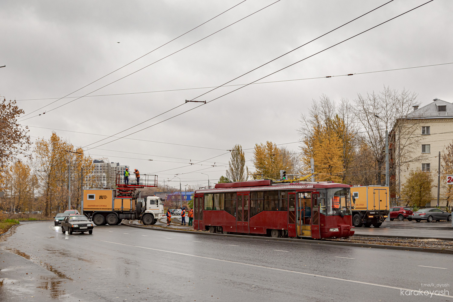 Казань, Stadler 62103 № 1338; Казань — ДТП и прочие происшествия с электротранспортом