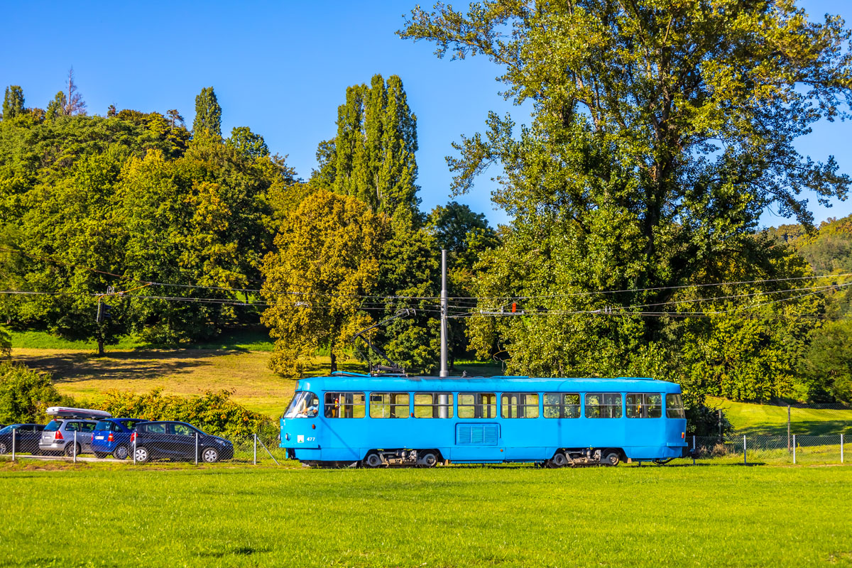Загреб, Tatra T4YU № 477