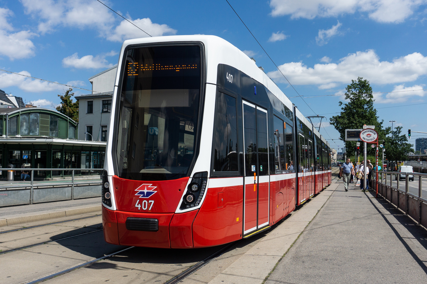 Vienna, Bombardier Flexity Wien (Type D) # 407 Vienna, Bombardier Flexity Wien (Type D) # 407
