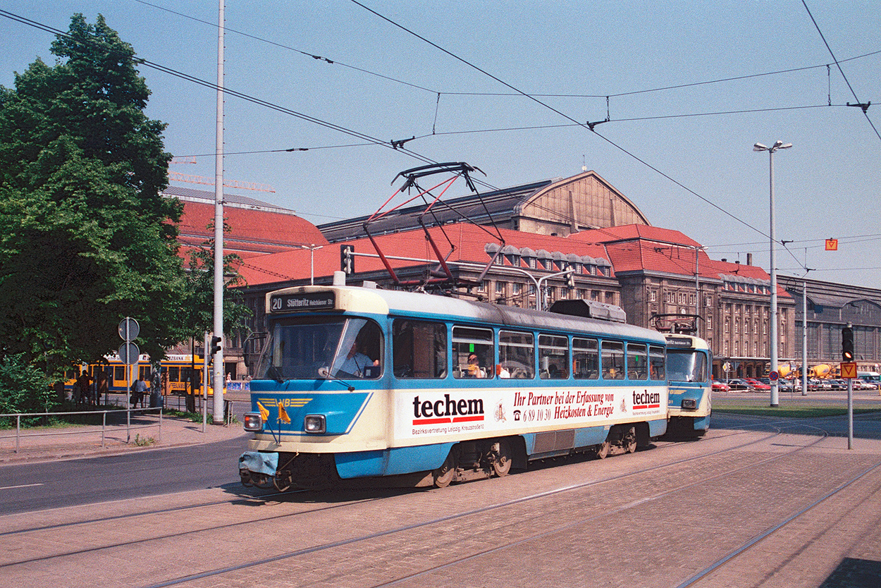 Leipzig, Tatra T4D-M1 Br. 2132; Leipzig — Old photos Leipzig, Tatra T4D-M1 Br. 2132; Leipzig — Old photos