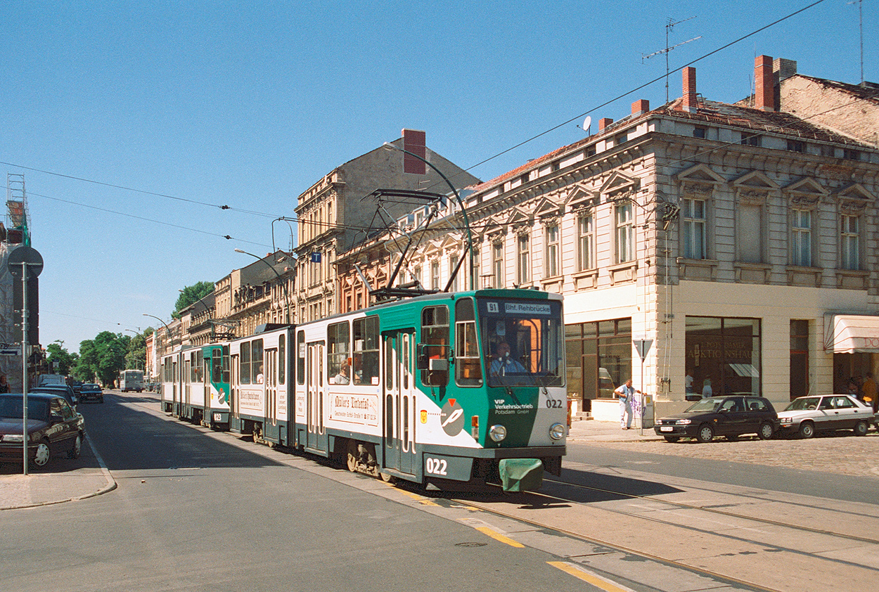 Потсдам, Tatra KT4D № 022; Потсдам — Старые фотографии