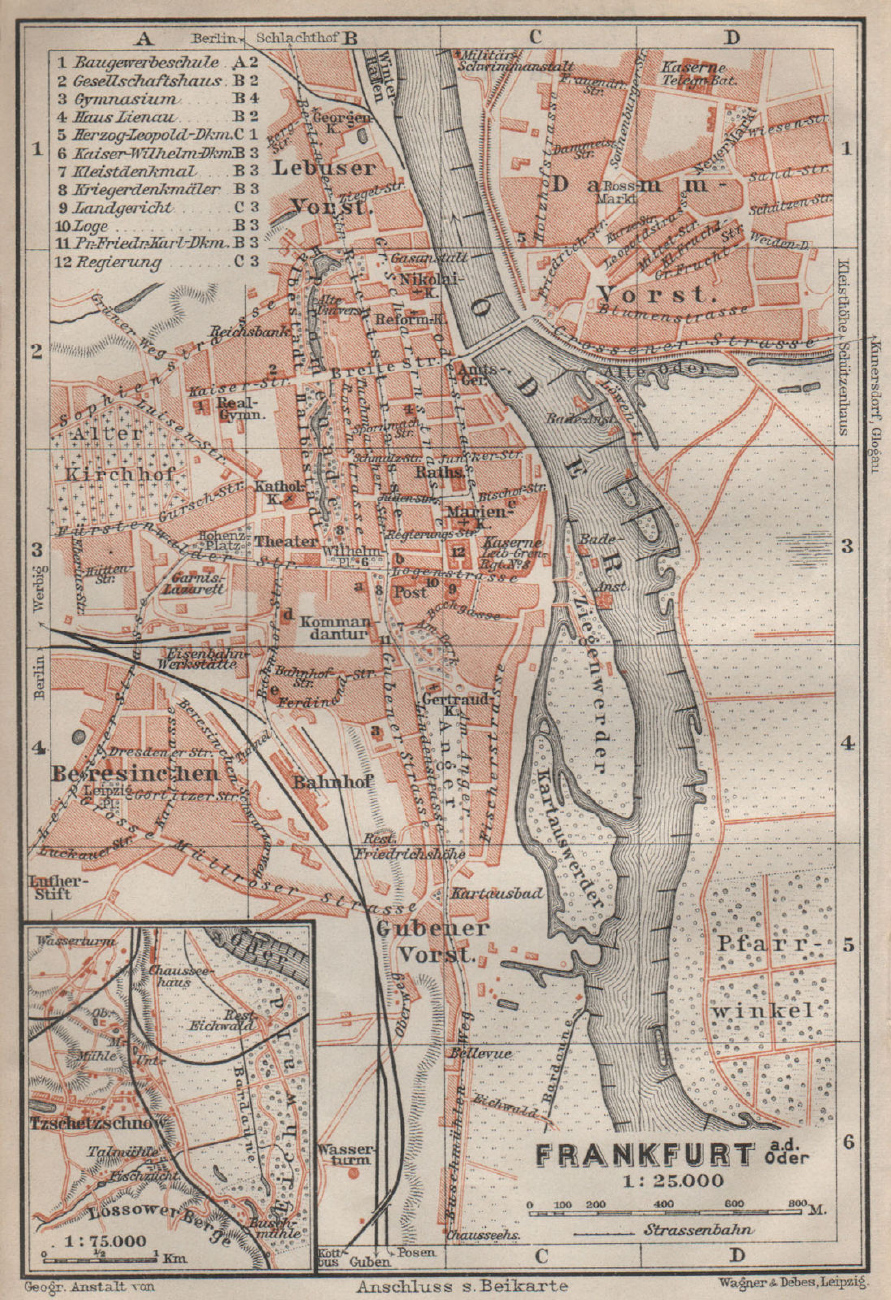 Frankfurt an der Oder — Maps