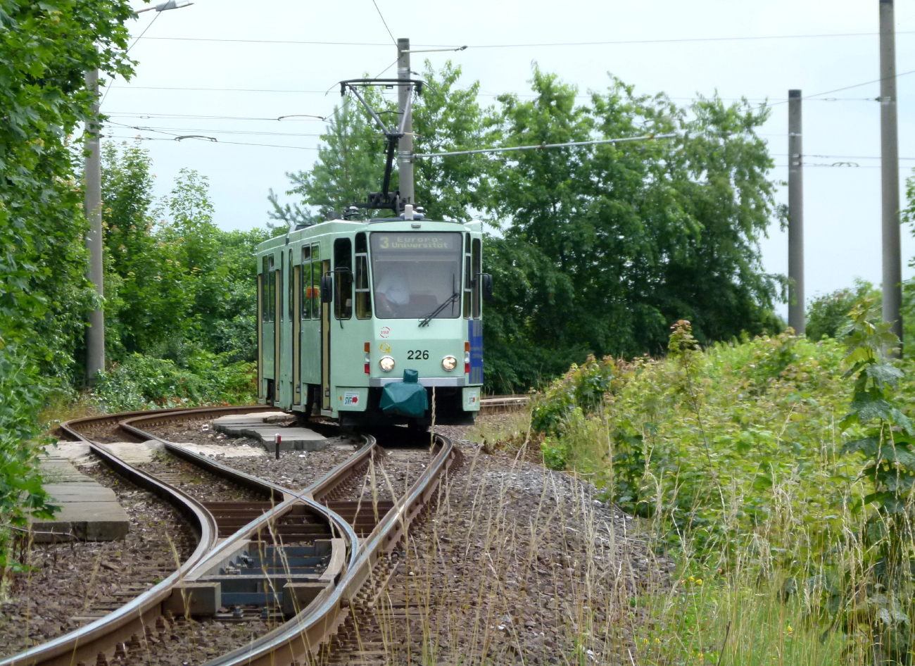 Frankfurt an der Oder — Tramway Lines and Infrastructure