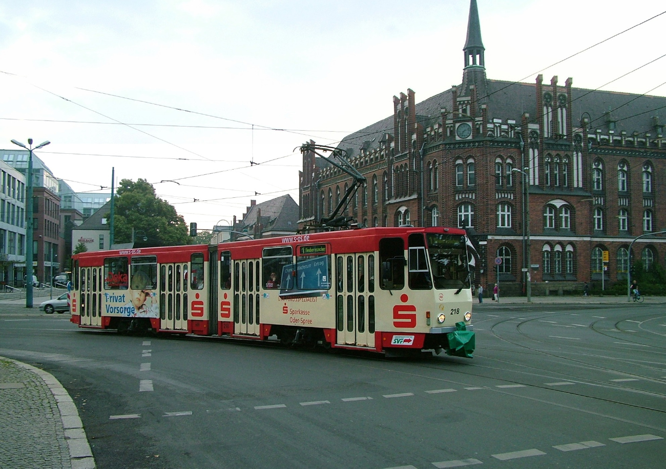 Frankfurt an der Oder, Tatra KT4DM Nr. 218 Frankfurt an der Oder, Tatra KT4DM Nr. 218