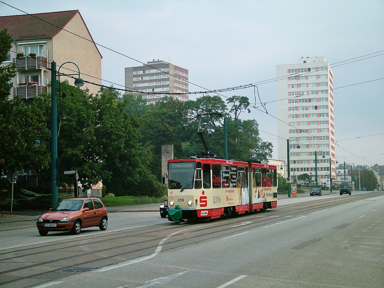 Frankfurt an der Oder, Tatra KT4DM № 218 Frankfurt an der Oder, Tatra KT4DM № 218