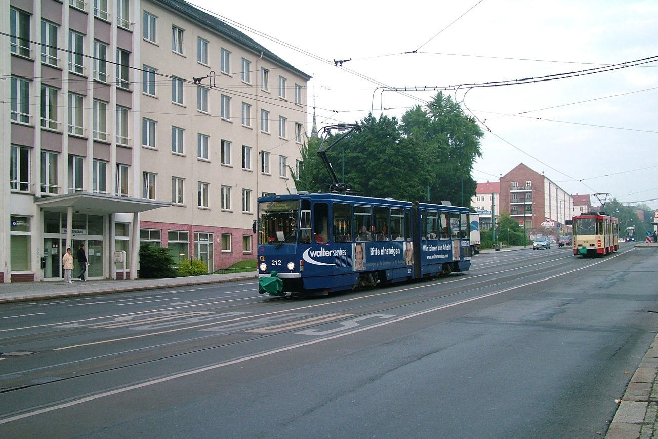 Frankfurt an der Oder, Tatra KT4DM Nr. 212 Frankfurt an der Oder, Tatra KT4DM Nr. 212