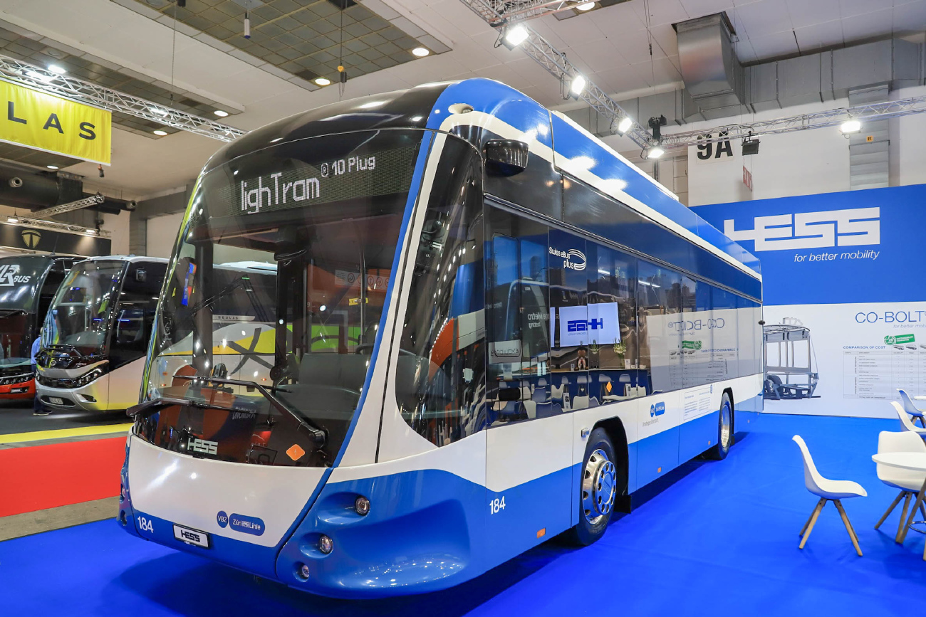 Цюрих, Hess lighTram 10 Plug № 184; Брюссель — Busworld Europe 2025