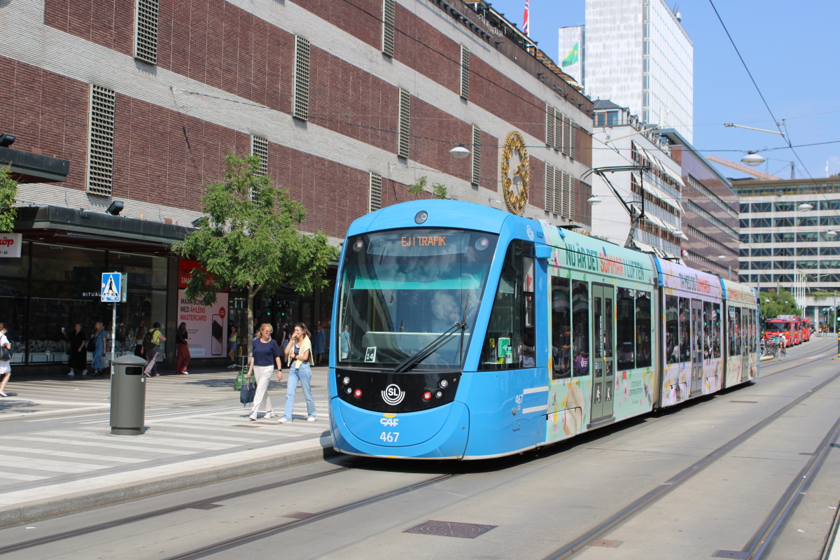 Стокгольм, CAF Urbos AXL № 467